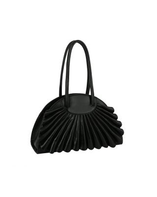 D-0635 BK  FASHION SATCHEL BAG