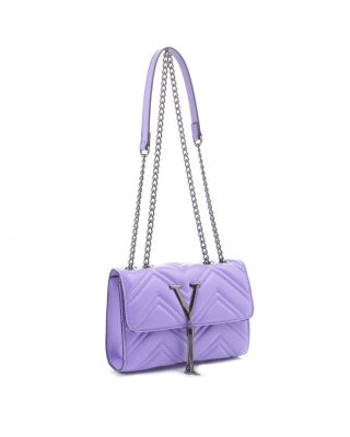 DJ60052 PP QUILT CROSSBODY BAG