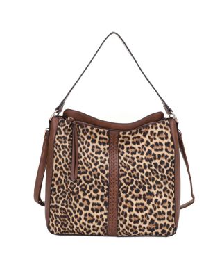 EE60228L CG/LP ANIMAL PRINT HOBO BAG