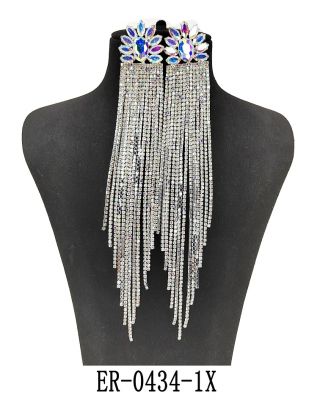 ER-0434-1C AB FRINGE EARRING