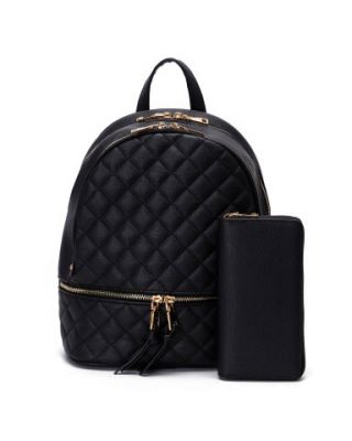 ET2408-SET BK BACKPACK WITH WALLET