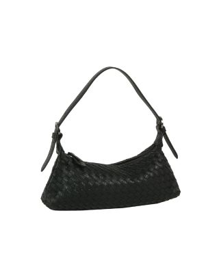 EWB162 BK WOVEN CROSS BODY BAG