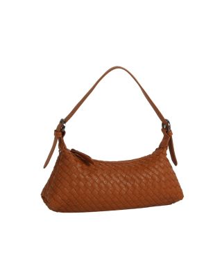 EWB162 BR WOVEN CROSS BODY BAG