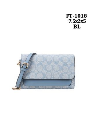 FT-1018 BL MONO GLAM CROSS BODY BAG