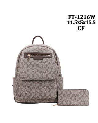 FT-1216W CF BACKPACK WITH WALLET