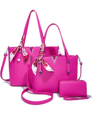 LF305-T3 FU 2 HANDBAG WITH WALLET SET