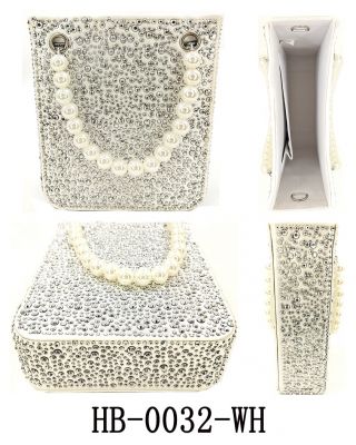 HB-0032 WT STONE EVENNING BAG 