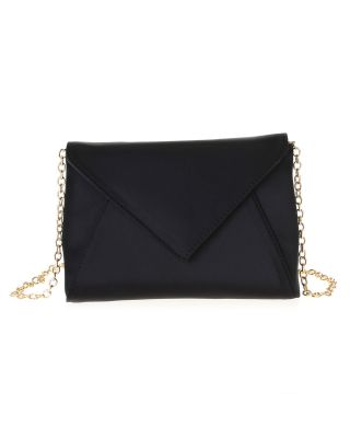 HD3944 BK SATIN EVENNING BAG