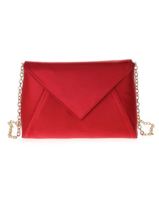 HD3944 RD SATIN EVENNING BAG