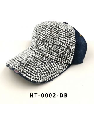 HT-0002 DB STUD BLING HAT