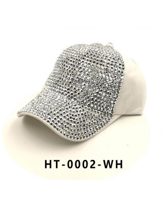HT-0002 WT STUD BLING HAT
