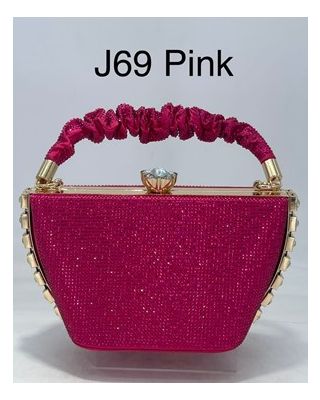 J69 PINK EVENNING BAG