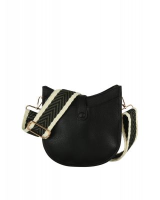 JY-0434-M BK DESIGNER CROSS BODY BAG