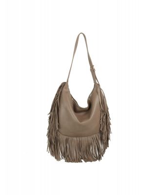 JY-0570ST FRINGE HOBO BAG