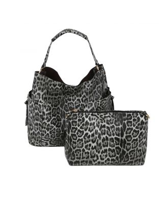 LB105-LP BK 2-in-1 Shoulder Bag