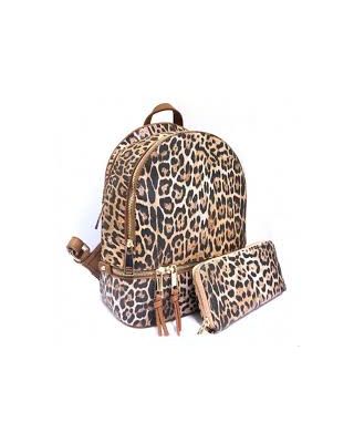 LE1062W TAN LEPERD WITH WALLET