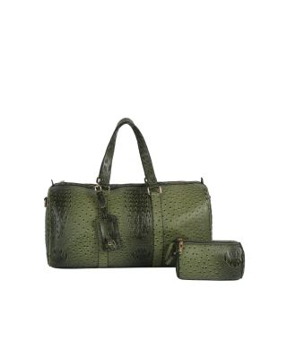 LF128 -OLV 2-in-1 Duffle & Makeup Pouch Set