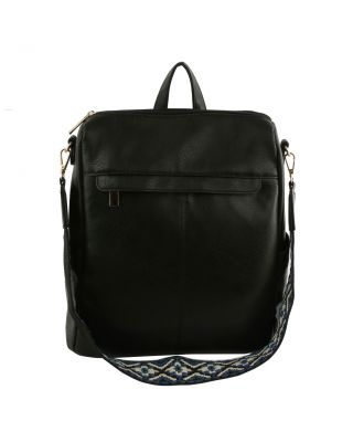 LHU436 BK BACKPACK WITH GUITAR STRIPE