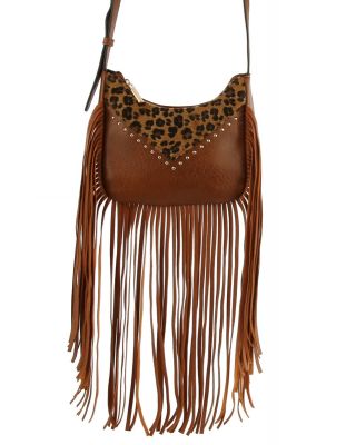 LHU440 BR FRINGE BAG