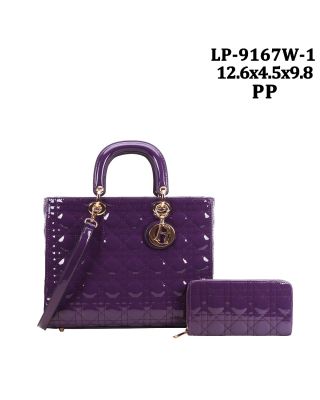 LP-9167W-1PP PATTERN QUILTER BAG WITH WALLET