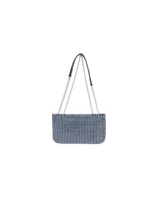LP092-Z DDM DENIM BLING CROSBODY BAG