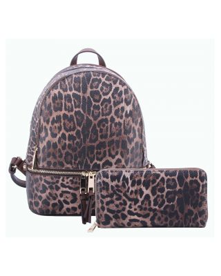 LE1062W BR LEPERD WITH WALLET