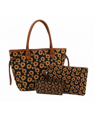 LPR033-1W MT 3PC TOTE BAG SETS