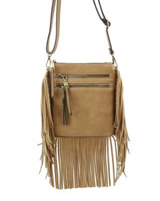 LQ281 MC FRINGE CROSSBODY BAG