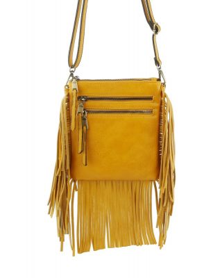 LQ281 MD FRINGE CROSSBODY BAG