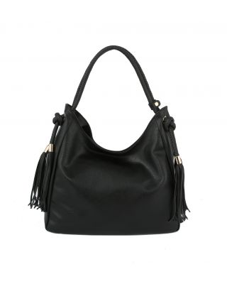 LSD105 BK HOBO BAG