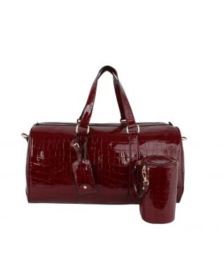 LSD130 BD CROCO PATTERN TOTE BAG