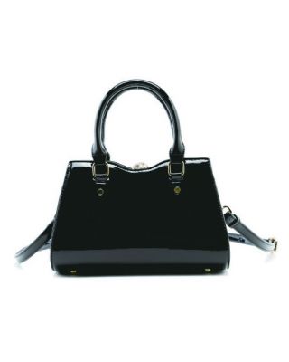 M1040 BK PATTERN LETHER BAG