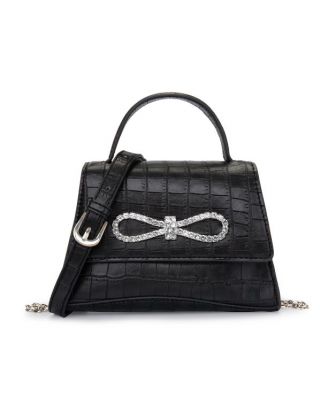 MC-1004 BK Milan Chiva Crocodile Crossbody Bag