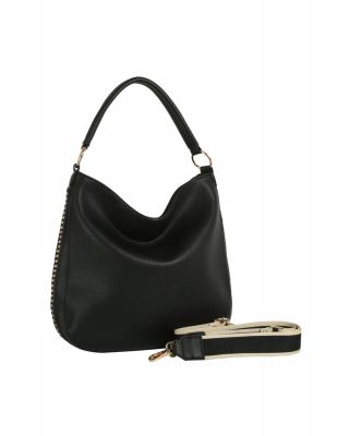 ME-0066 BK DESIGNER HOBO BAG