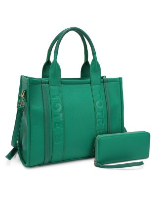 MS-31421 GN TOTE BAG WITH WALLET