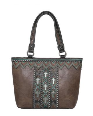 MW1102G-8317 CF Montana West Spiritual Collection Concealed Carry Tote