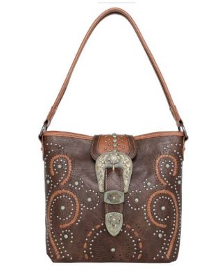 MW1116G-918 CF  Montana West Buckle Collection Concealed Carry Hobo