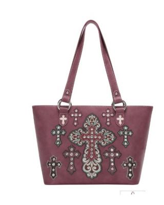 MW1136G-8317 PP Montana West Spiritual Collection Concealed Carry Tote