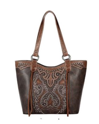 MW1137G-8317 CF  Montana West Cut-Out Collection Concealed Carry Tote