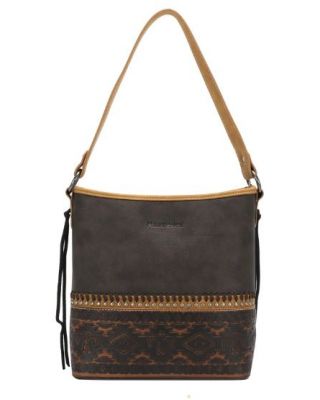 MW1139G-918 CF Montana West Aztec Tooled Collection Concealed Carry Hobo