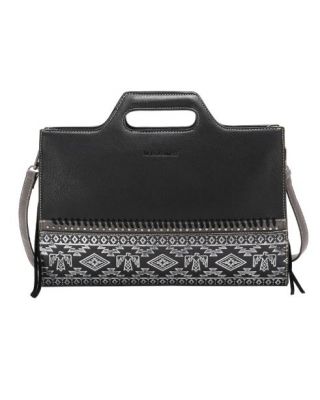 MW1139G-922 BK Montana West Aztec Tooled Collection Laptop Case