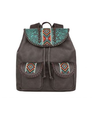MW1142G-9110 CF  Montana West Tooled Collection Backpack