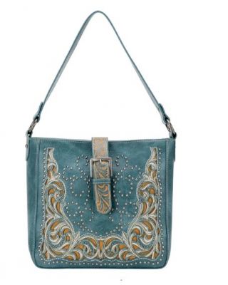 MW1143G-918 TQ Montana West Cut-Out/Buckle Collection Concealed Carry Hobo