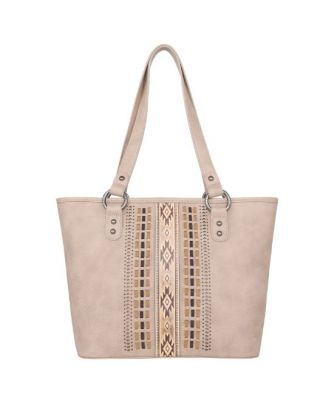 MW1153G-8317 TN  Montana West Aztec Embossed Collection Concealed Carry Tote