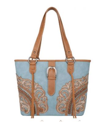 MW1177G-8317 JN Montana West Cut-Out/Buckle Collection Concealed Carry Tote