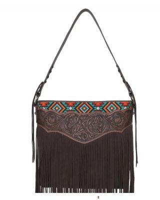 MW1200G-918 CF Montana West Tooled Collection Concealed Carry Hobo