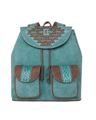 MW1207G-9110 TQ Montana West Aztec Collection Backpack