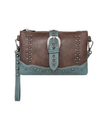 MW1209-181 CF Montana West Buckle Collection Clutch/Crossbody