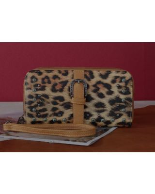 MW1240-W040 LBR Montana West Leopard Print Collection Wallet