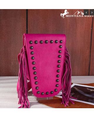MW1250-198 HPK  Montana West Fringe Belt Bag Sling Bag